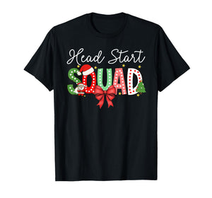 Head Start Squad Merry Christmas Teacher Team T-Shirt