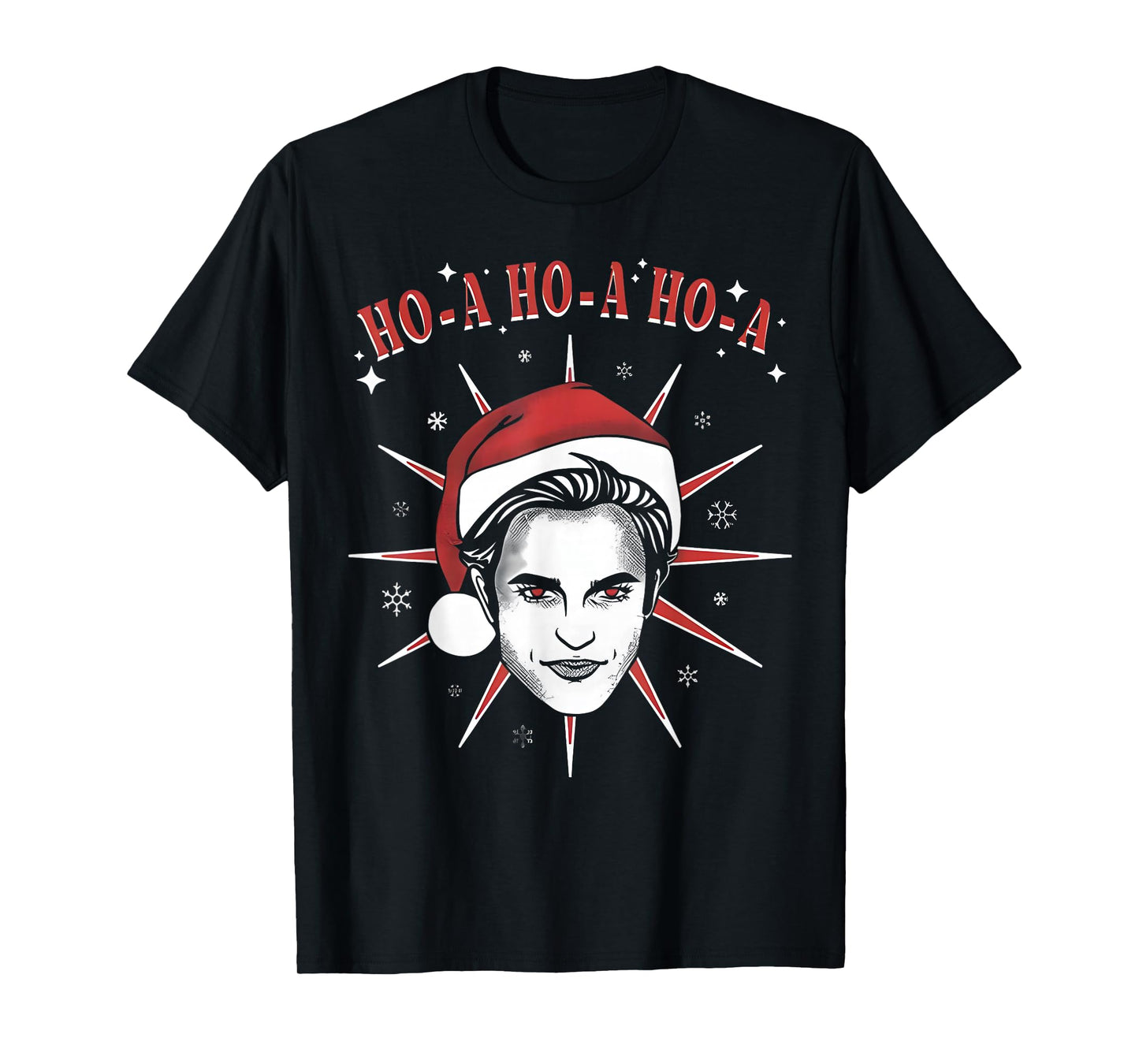 Vintage Ho-A Ho-A Ho-A Santa Hat Funny Christmas T-Shirt