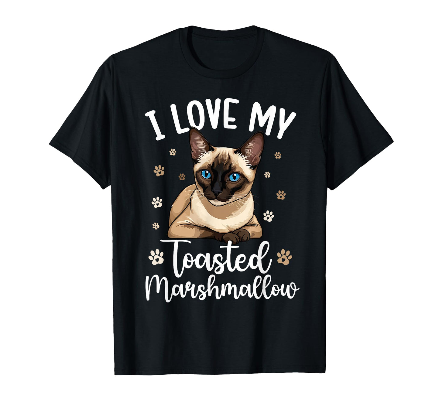 I Love My Siamese Cat Owner Siamese Lover T-Shirt