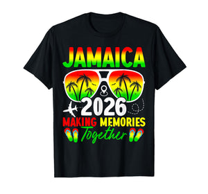 Matching Family Trip Jamaica 2026 Marking Memories Together T-Shirt