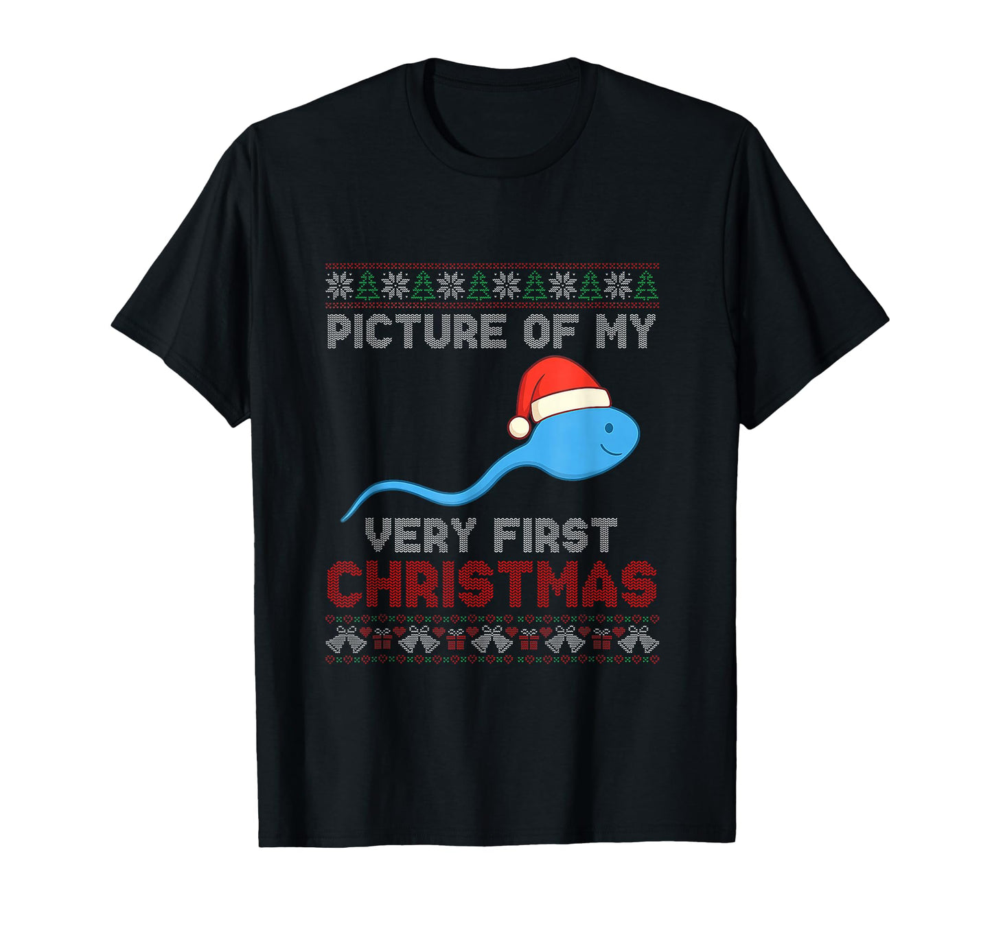Picture of My Very First Christmas Joke Funny Xmas T-Shirt
