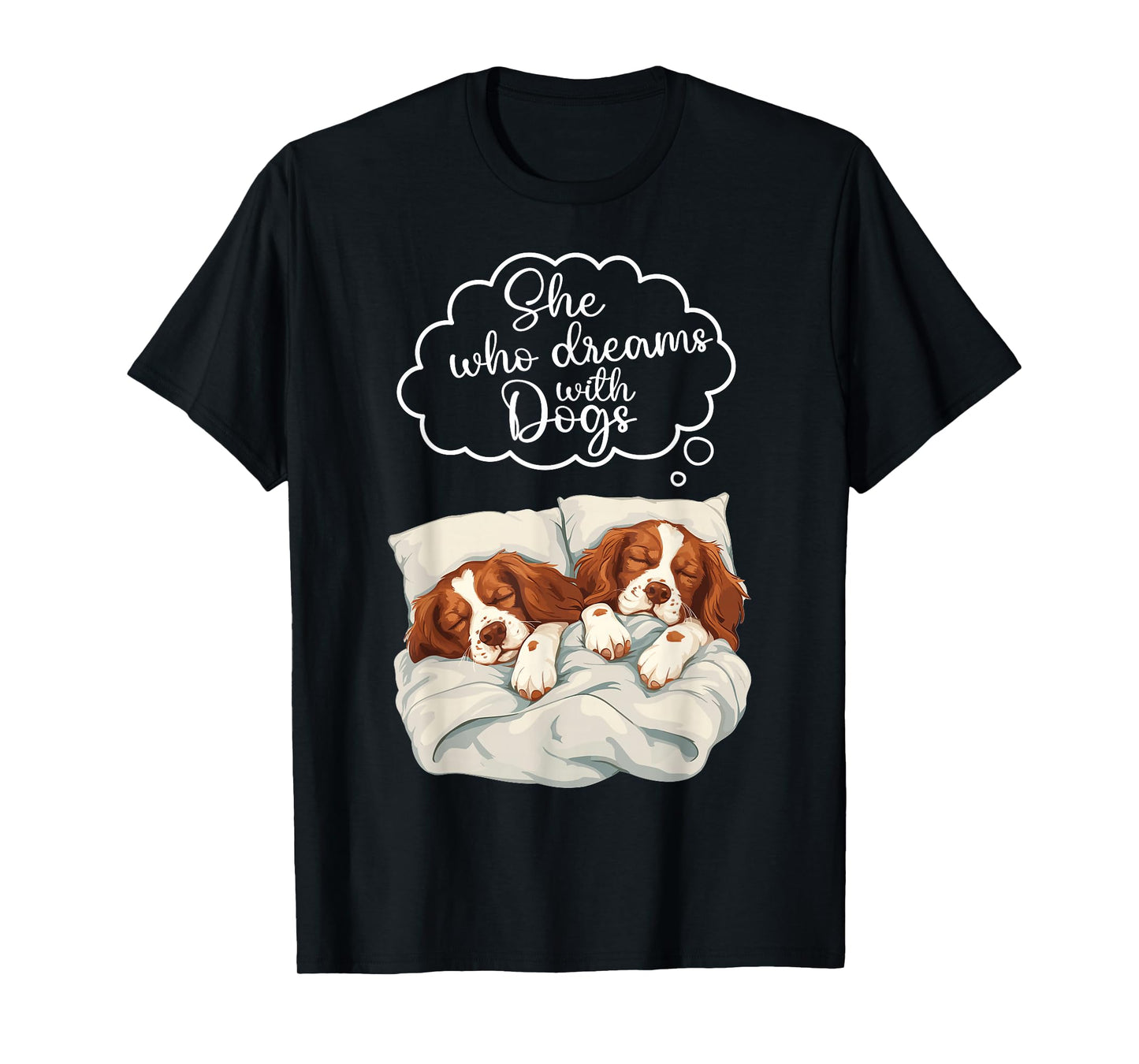 Brittany Spaniel Dog Nightgown Pajama T-Shirt