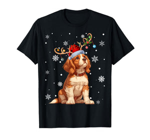 Christmas Balls Lights Cavalier King Charles Spaniel Xmas T-Shirt