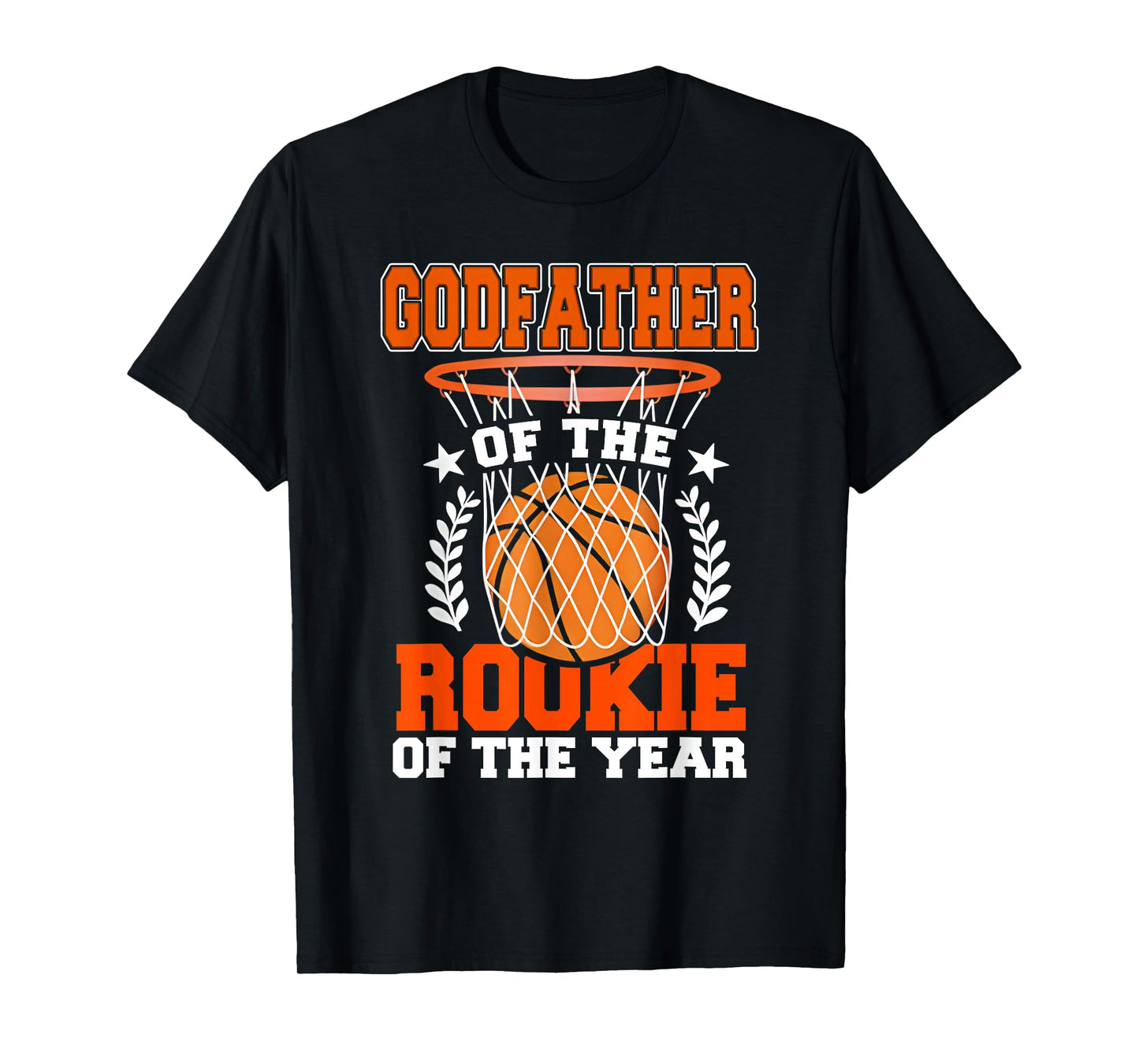Godfather of Rookie 1st Basketball Bday Theme Matching T-Shirt