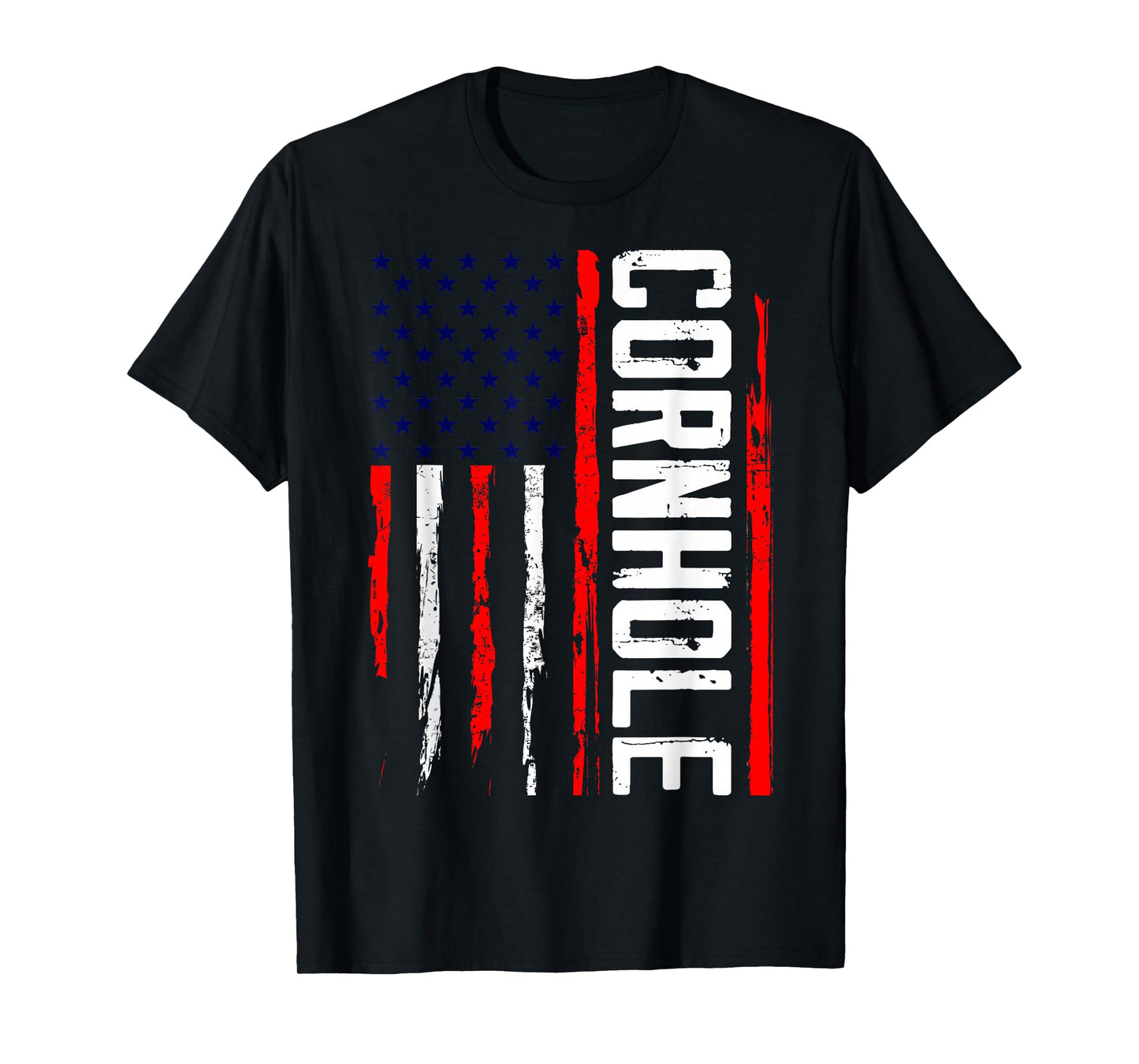 Cornhole USA Men Women Corn Hole Players Funny Cornhole T-Shirt