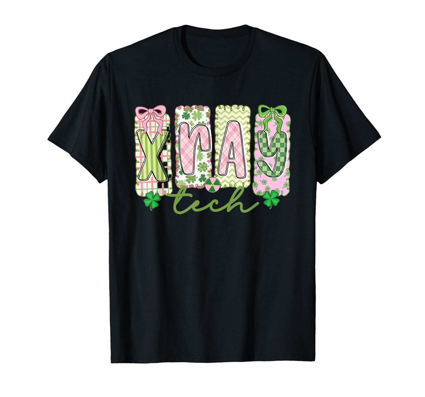 Women X-Ray Technologist St Patrick's Day Shamrock T-Shirt