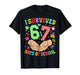 I Survived 67 Days of School Funny Six Seven 6 7 Meme Kids T-Shirt