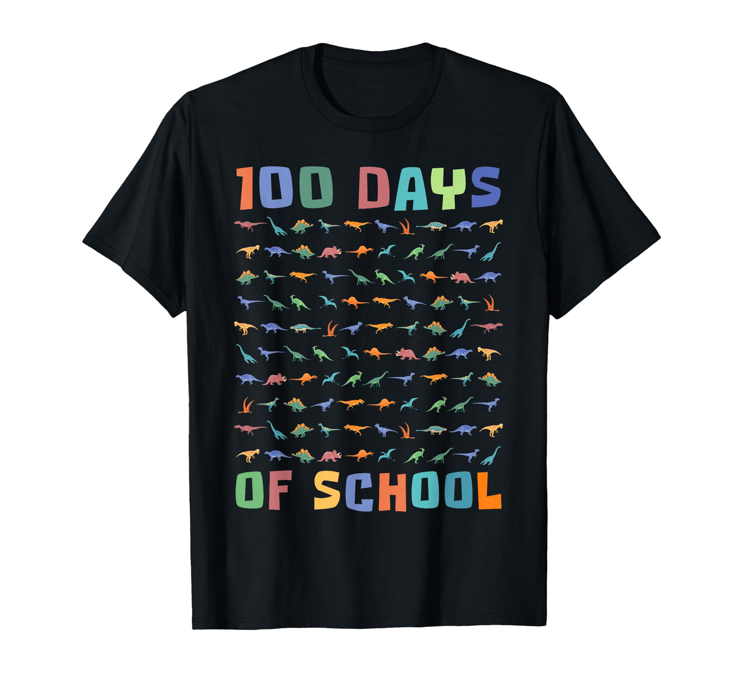 100 Days of School Dinosaur 100 T-Rex Toddler Boy T-Shirt