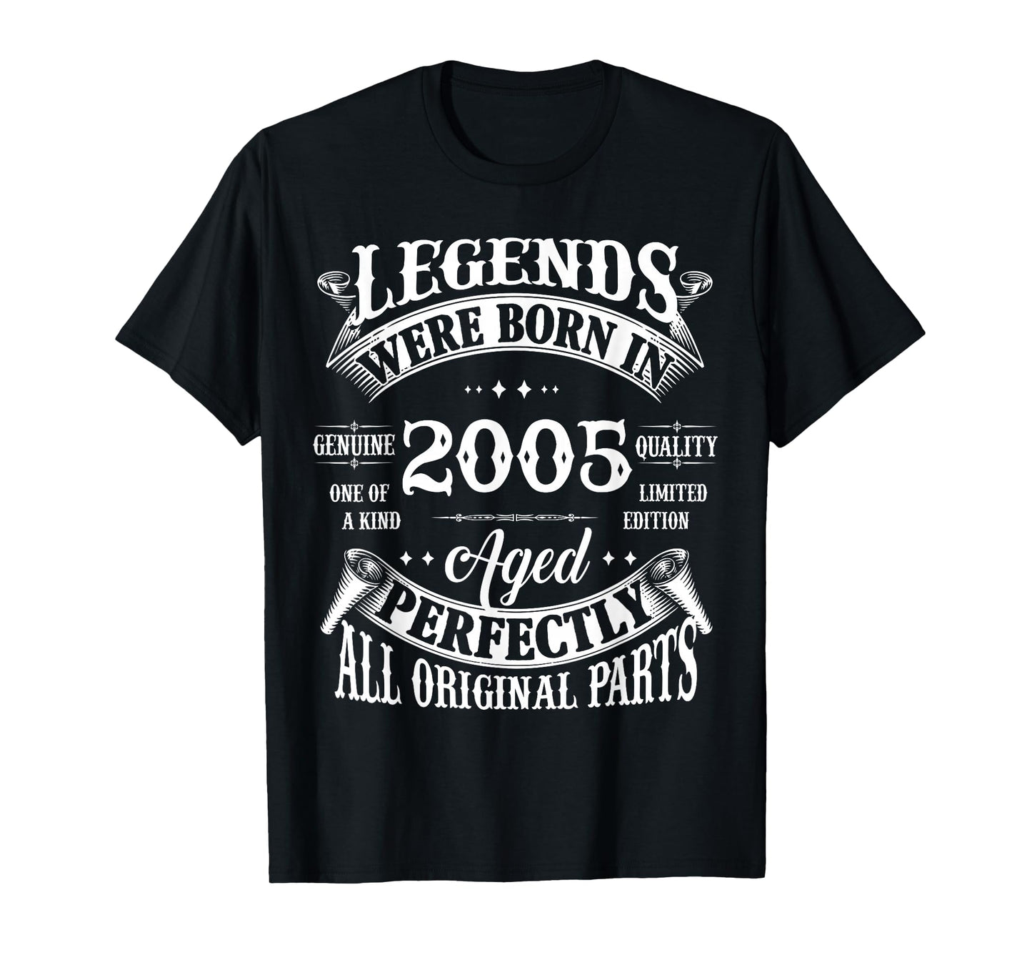 21st Birthday Gift Legend Born in 2005 21 for Years Old T-Shirt