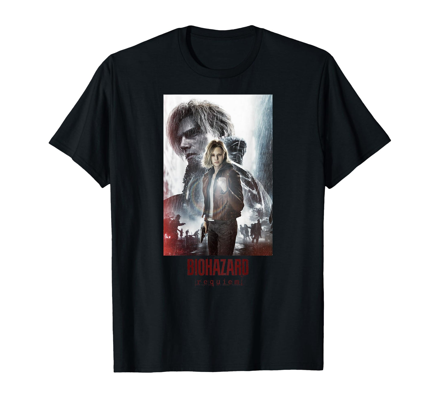 Resident Evil Requiem Leon ＆ Grace Art BP T-Shirt