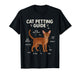 Abyssinian Cat Petting Guide Funny Cat Lover T-Shirt