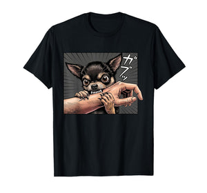 Chihuahua Dog Bite Funny Chihuahua Dog Lover T-Shirt