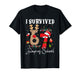 I Survived 67 Days of School Christmas Candy Cane Six Seven T-Shirt