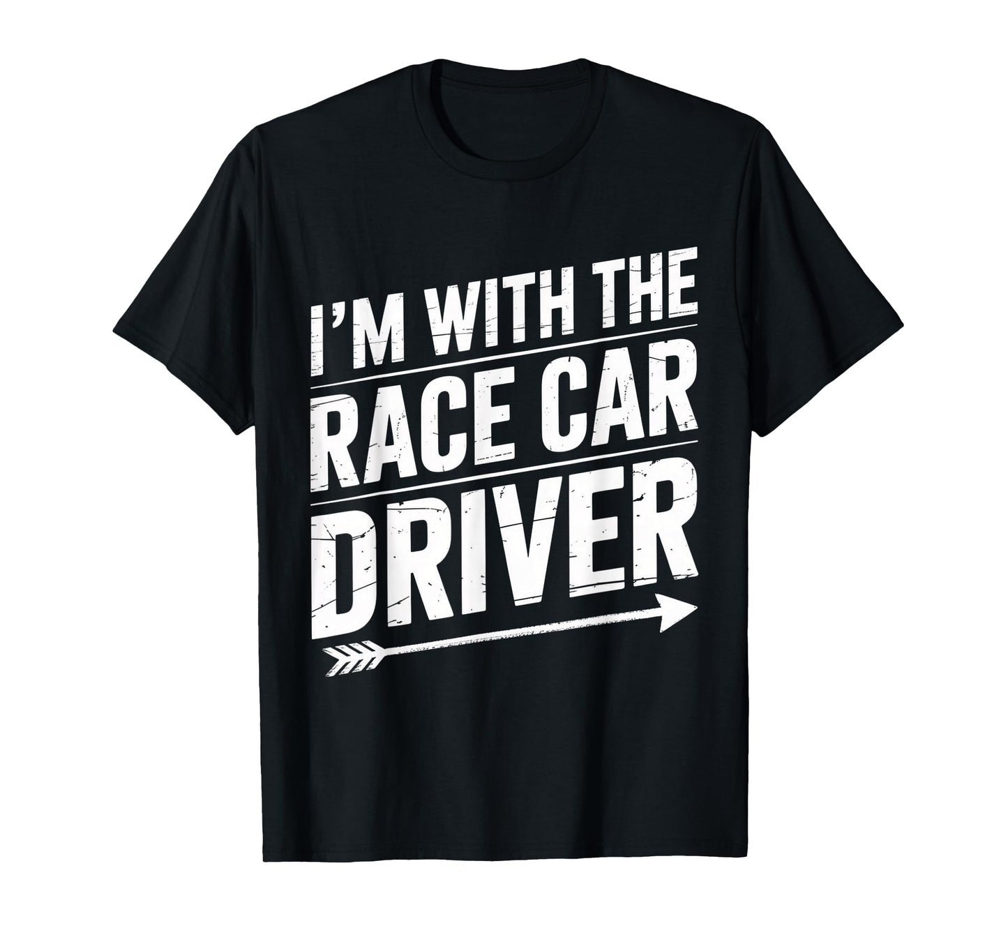 I'm with Race Car Driver Costume Halloween Couple Racecar T-Shirt