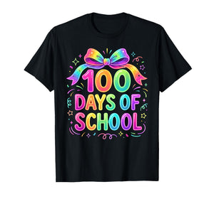 100th Day of School for Kids Girls 100 Days Teacher T-Shirt