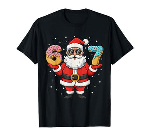 Santa 67 Ice Cream Six Seven Meme Funny Christmas Men Women T-Shirt