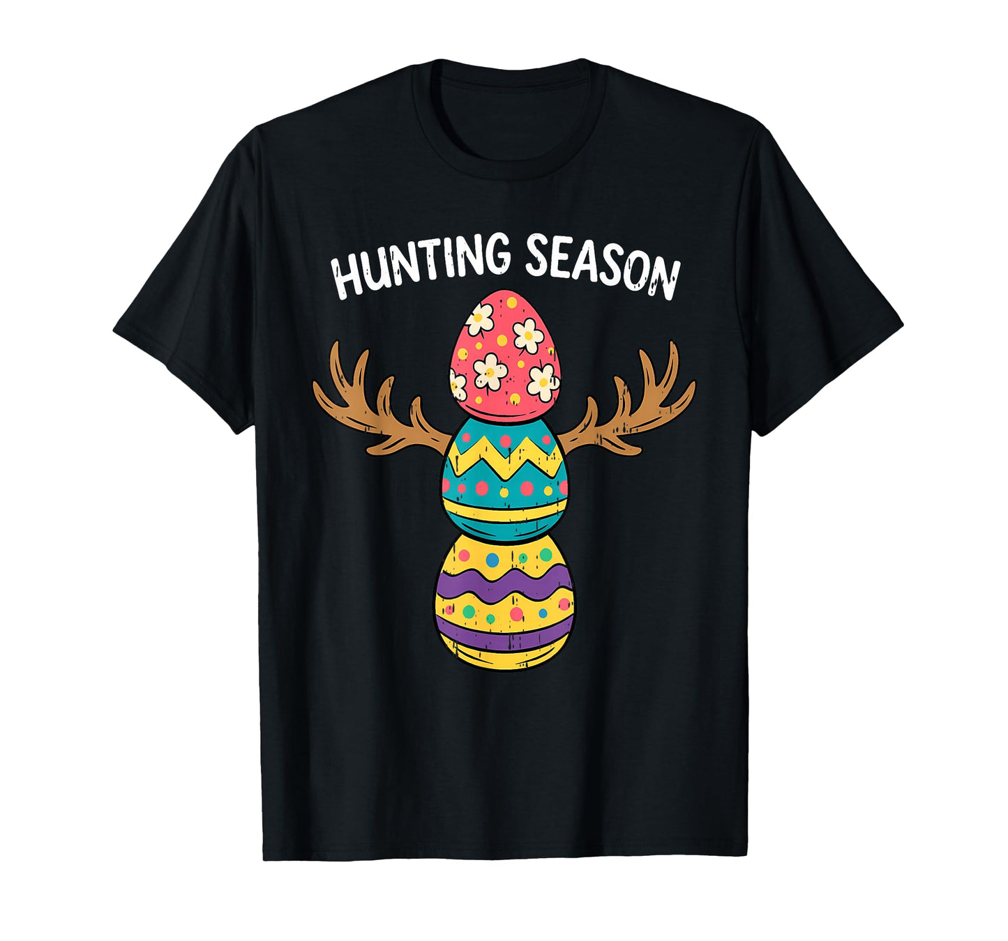 Men Women Easter Hunting Season Eggs Deer Easter Men Women T-Shirt