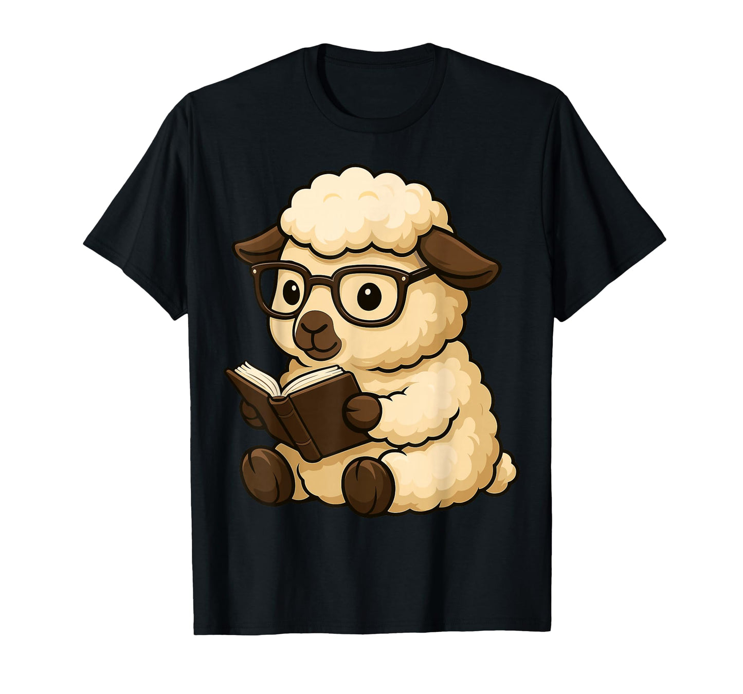 Sheep Reading Book Lover T-Shirt