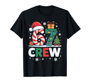 Christmas 67 Crew Brainrot Candy Cane Lights T-Shirt