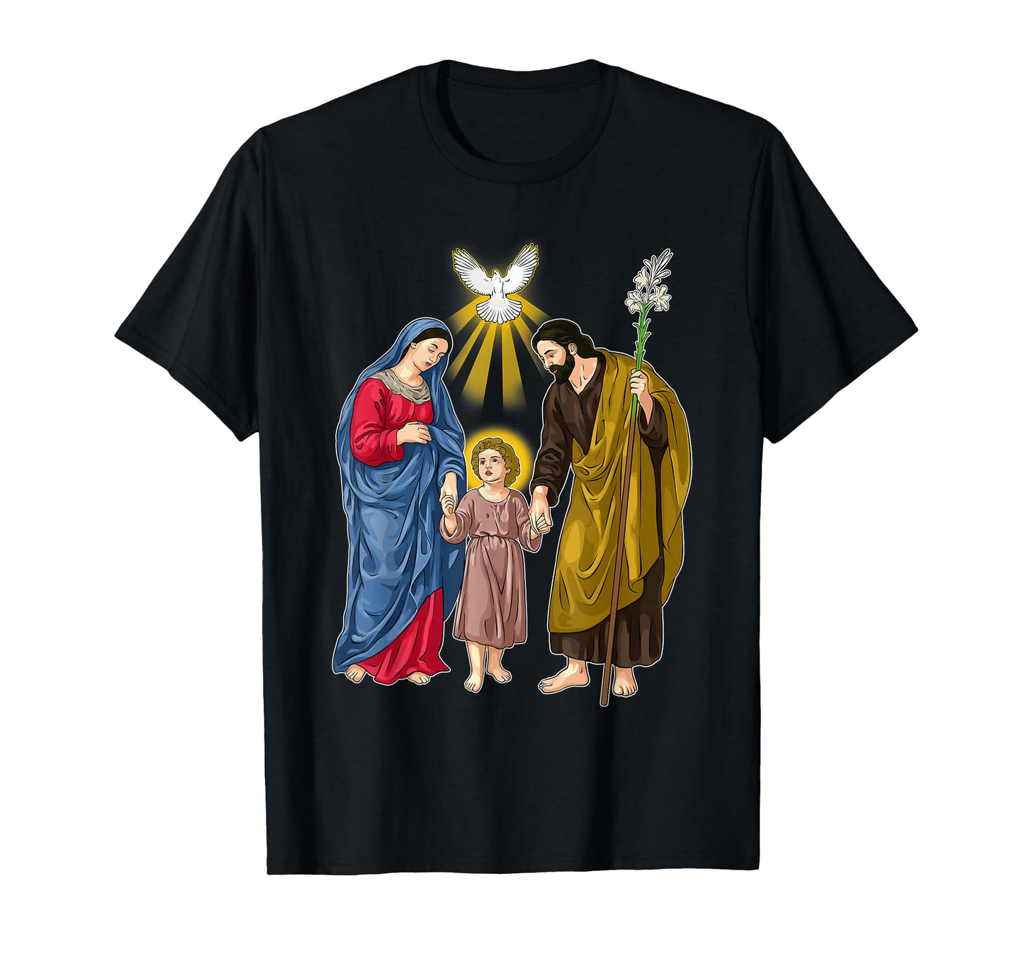 Jesus, Virgin Mary and St Joseph T-Shirt