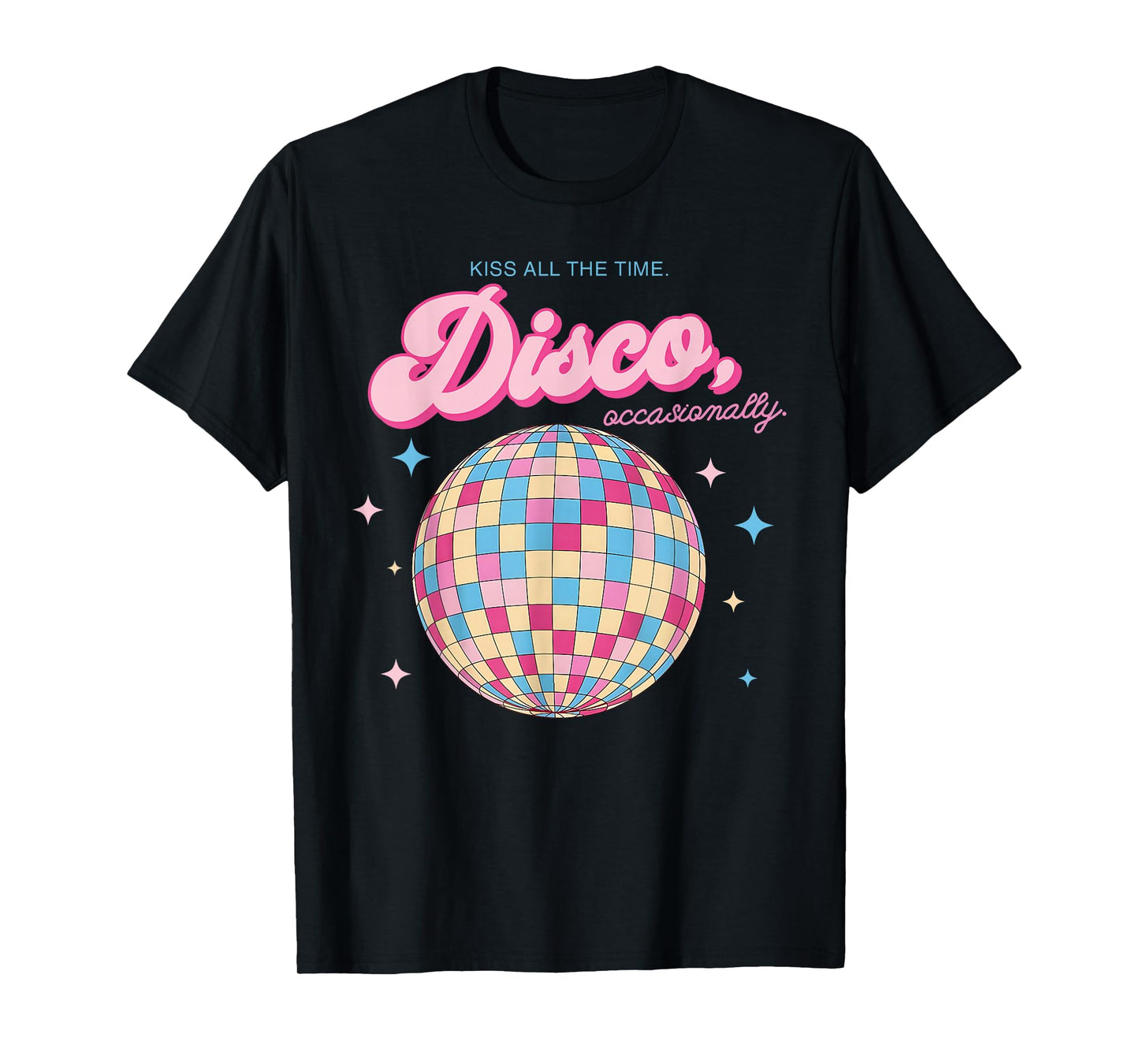 Kiss All The time Disco Occasionally Trending Graphic T-Shirt