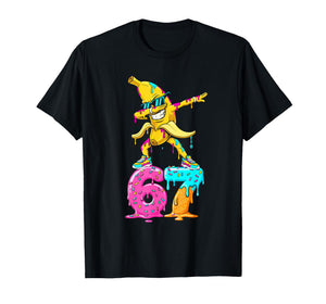 Dabbing Banana 67 Ice Cream Drip Funny Six Seven Meme T-Shirt