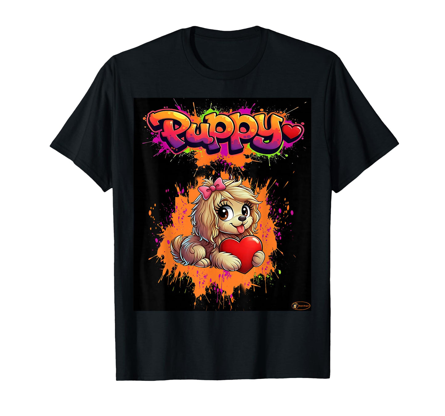 Puppy Heart Design – Adorable Dog Lovers T-Shirt