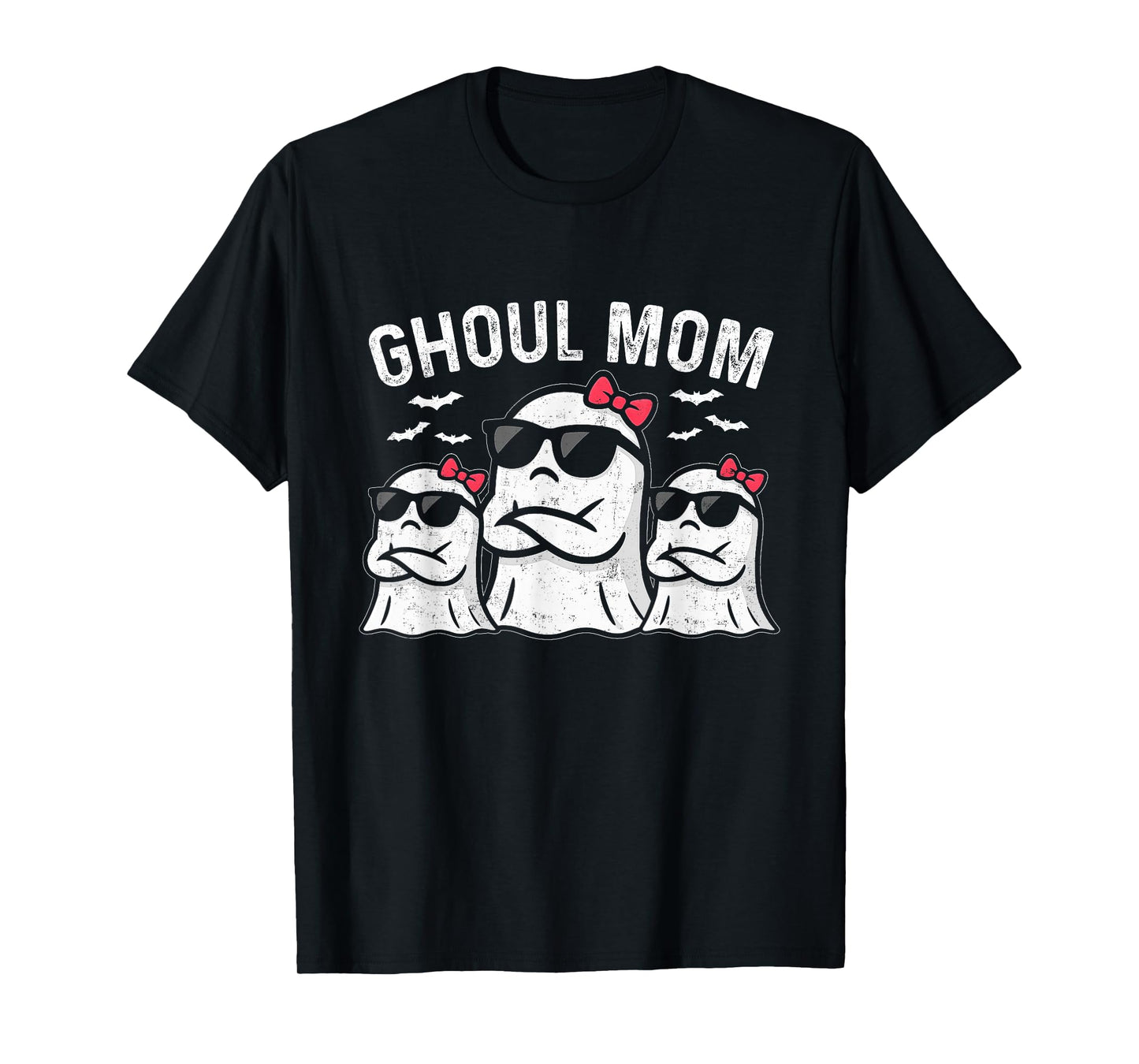 Retro Ghoul Mom Mother Ghost Mama Halloween Funny T-Shirt