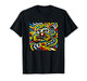 Cycling Psychedelic Maze Road Bike Art T-Shirt