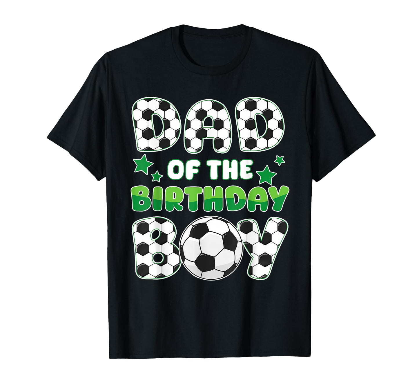 Dad of The Birthday Boy Soccer Family Matching Bday Party T-Shirt