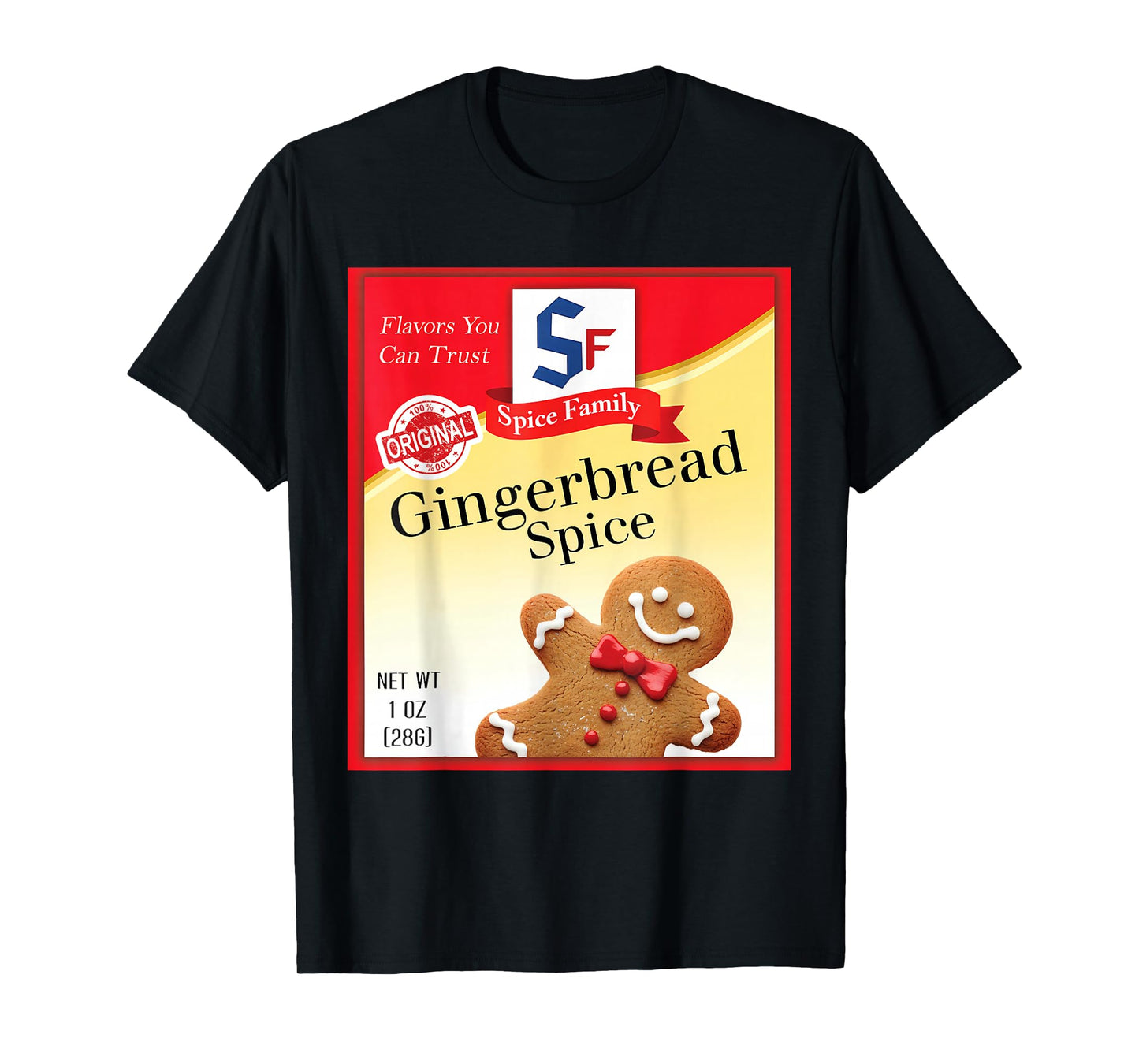 Gingerbread Spice Group Costume Family Matching Thanksgiving T-Shirt