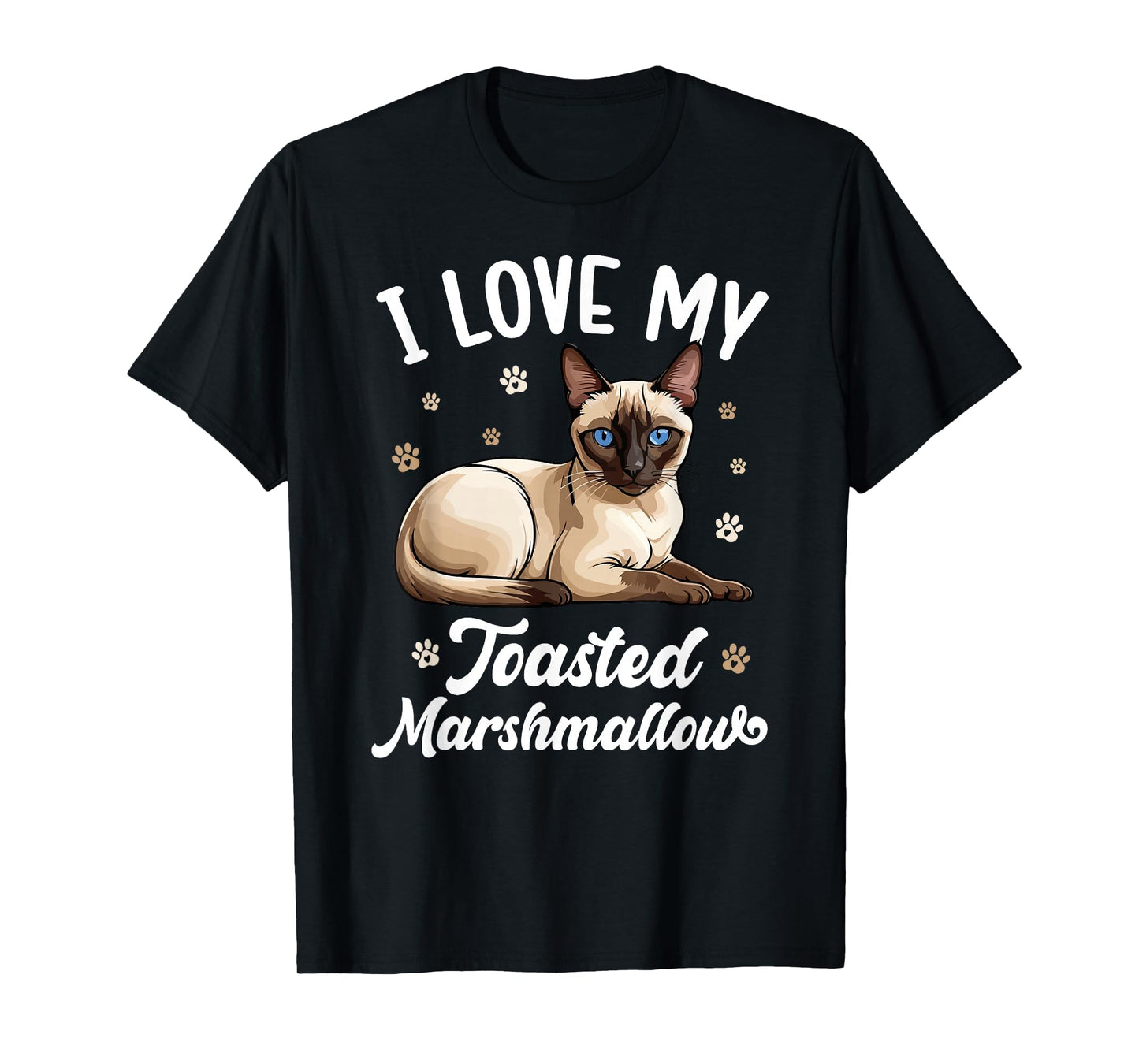 I Love My Siamese Cat Owner Siamese Lover T-Shirt