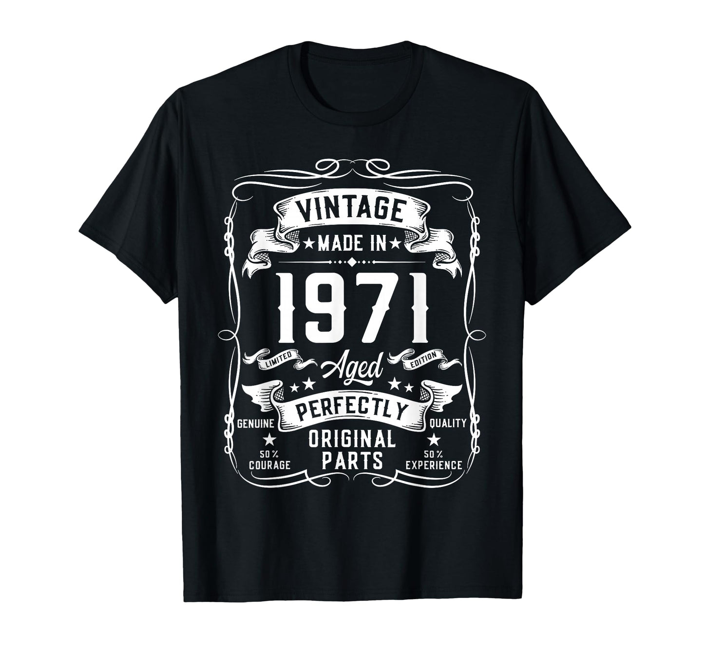Vintage 1971 55yr 55th Birthday Gifts for Men 55 Years Old T-Shirt