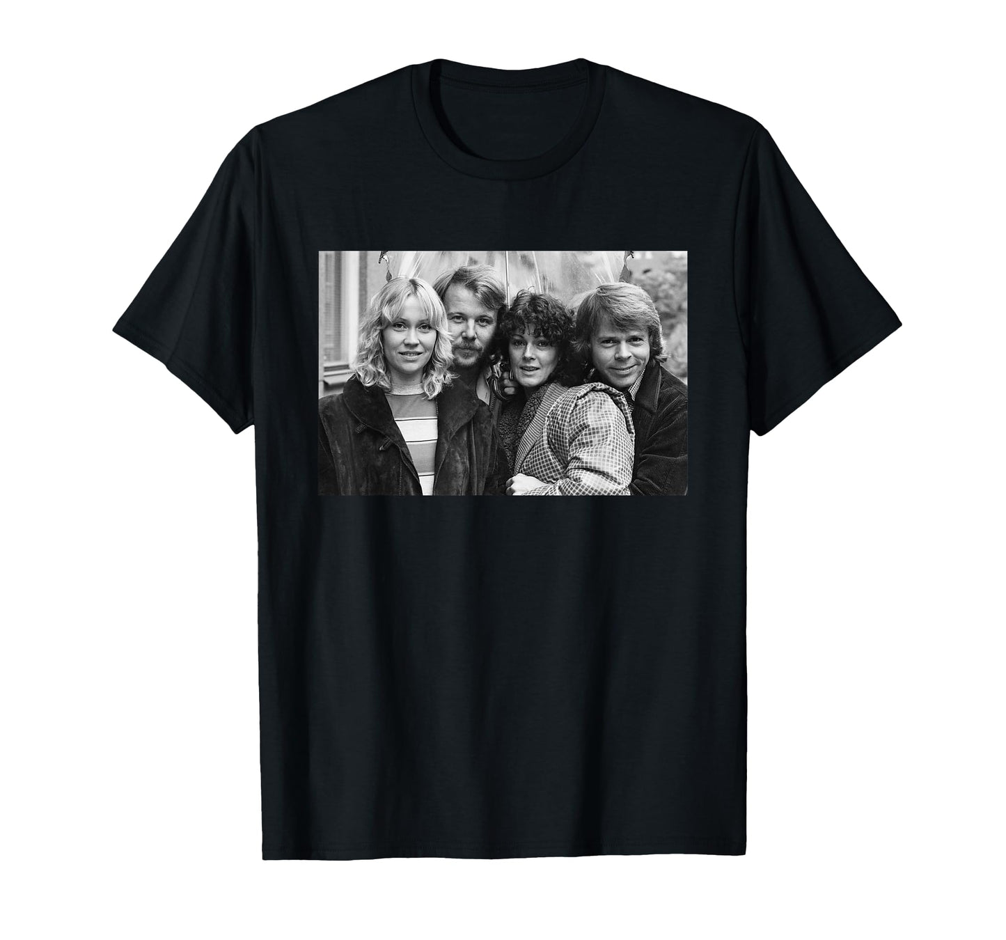 ABBA Swedish Pop Group Portrait Super Trouper 1980 T-Shirt