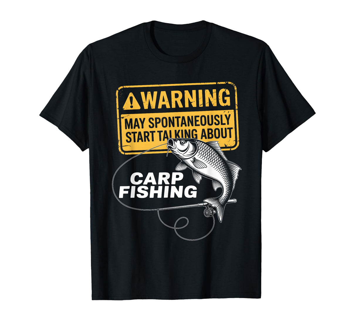Carp Fishing Design for Men Funny Catfish and Carp Slayer T-Shirt