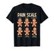 Pain Scale Funny Gingerbread Man Christmas Nurse Holiday T-Shirt