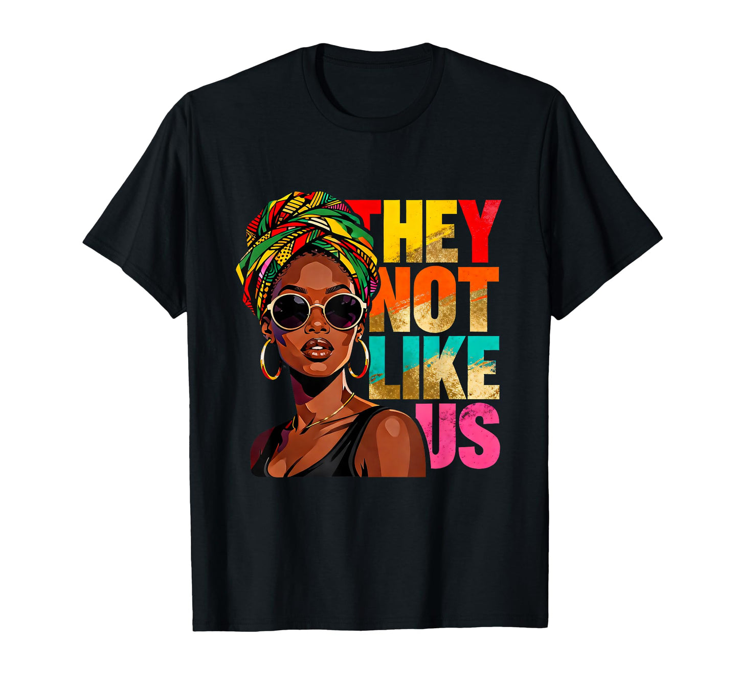 Black Woman Empowerment Afro African American T-Shirt