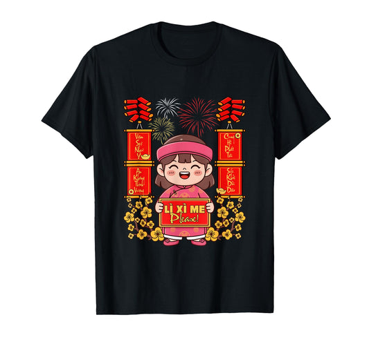 Li Xi Me NHU Y an Khang Vietnamese Lunar New Year Kid Boy T-Shirt