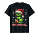 Christmas Cat Santa Ew People Funny Xmas Men Women Kids T-Shirt