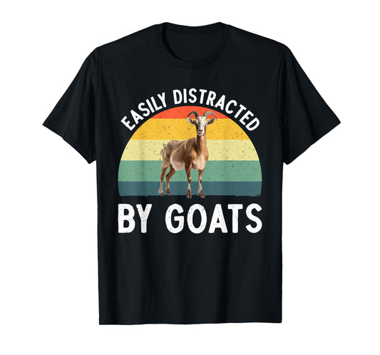 Funny Goat Design Men Women Kid Farm Animal Pygmy Goat Lover T-Shirt
