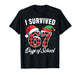 I Survived 67 Days of School Six Seven Teacher Student Xmas T-Shirt