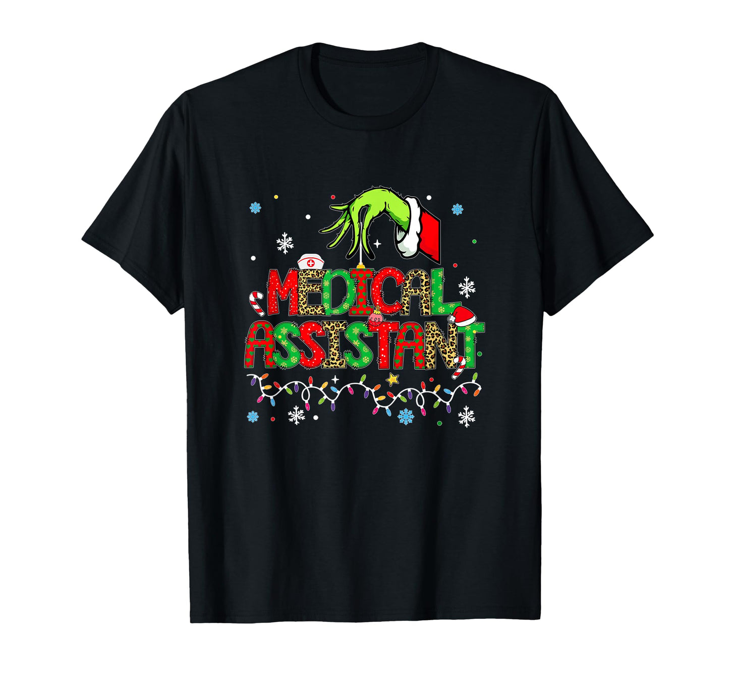Medical Assistant Christmas Shirt for Women T-Shirt