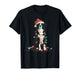 Funny Border Collie Christmas Graphics Dog Lights Lover T-Shirt
