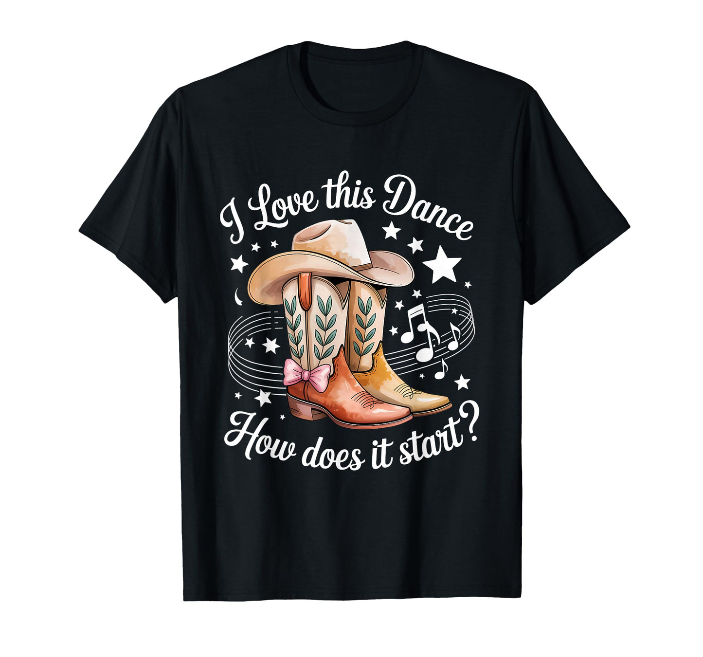 I Love This Dance How Does It Start Line Dance T-Shirt