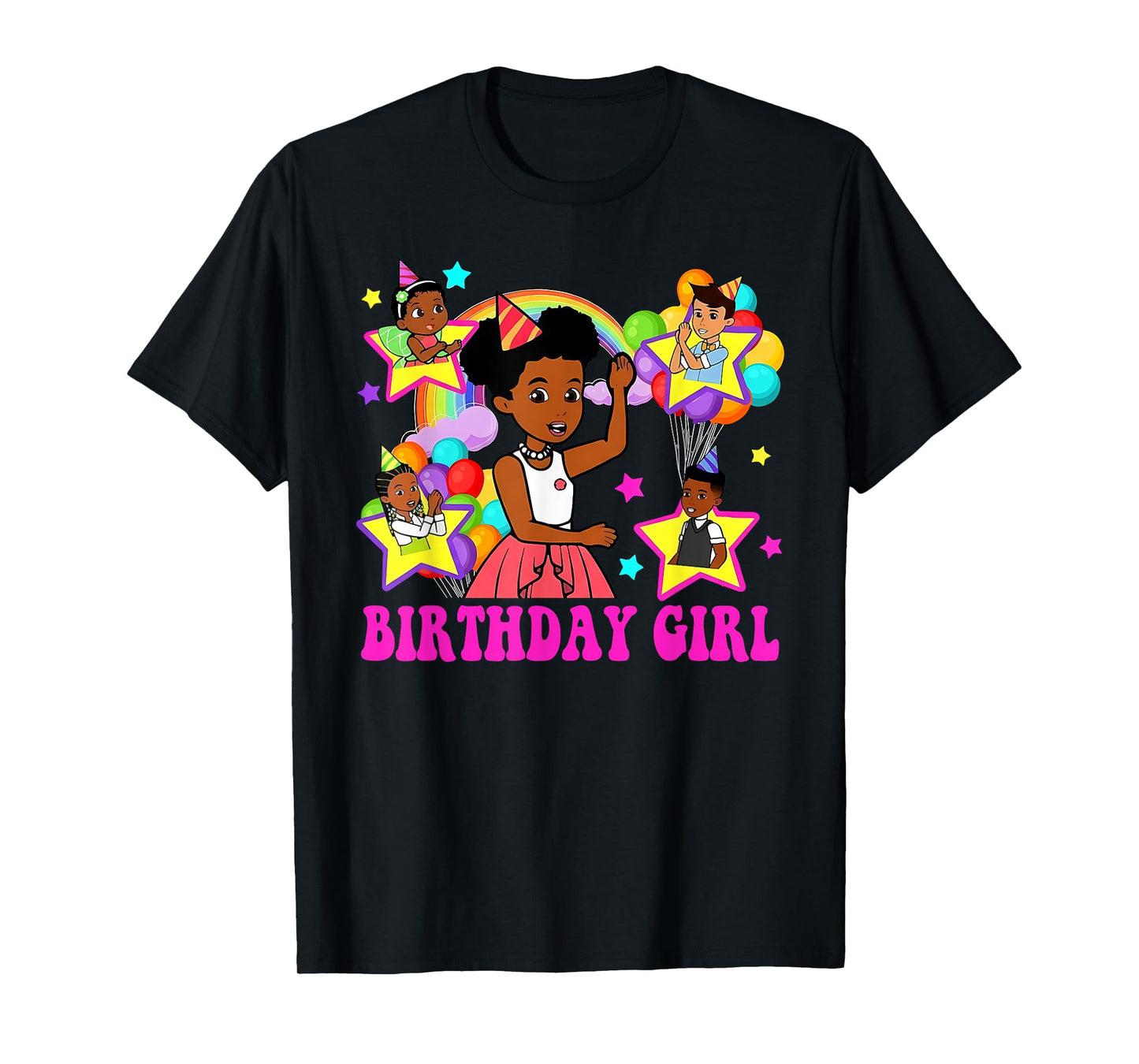 It's My Birthday Girl Gracie Pink Doll Family Decorations T-Shirt