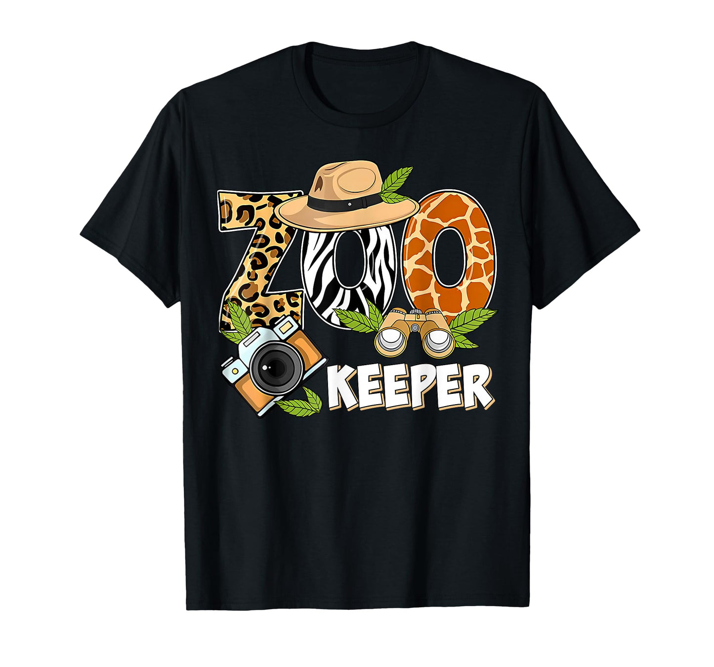 Zookeeper Animals Zoo Wildlife Lover Safari Savanna Costume T-Shirt