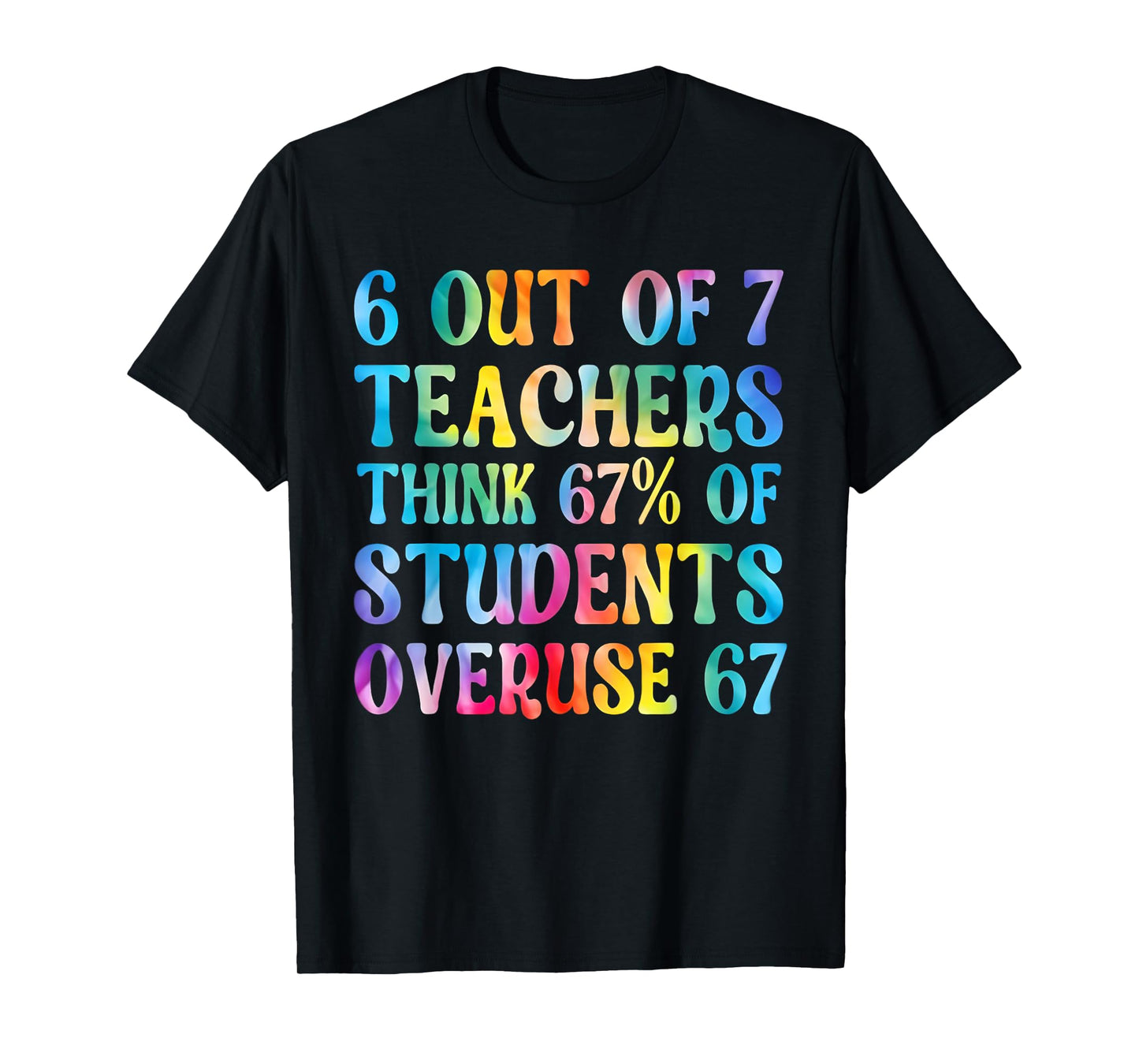 6 Out of 7 Teachers Think 67 Percent Overused T-Shirt