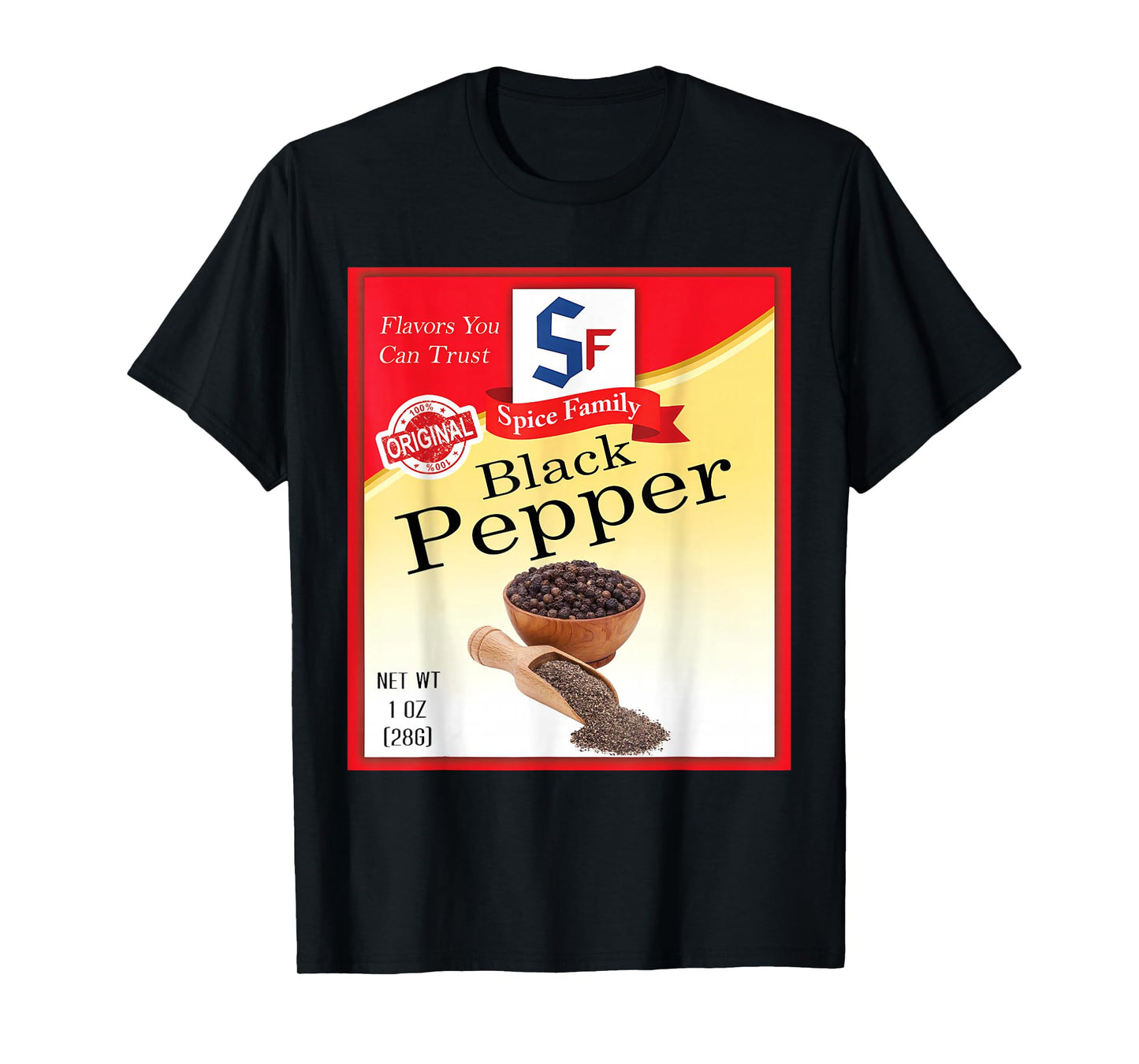 Black Pepper Groups Costume Family Matching Thanksgiving T-Shirt