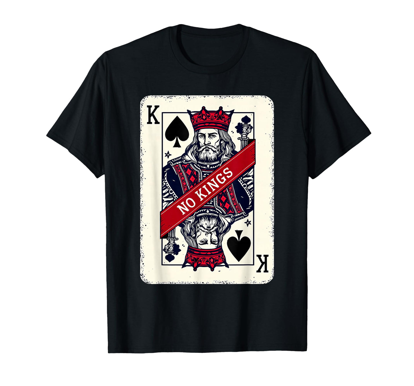 King Card No Kings Statement Art T-Shirt