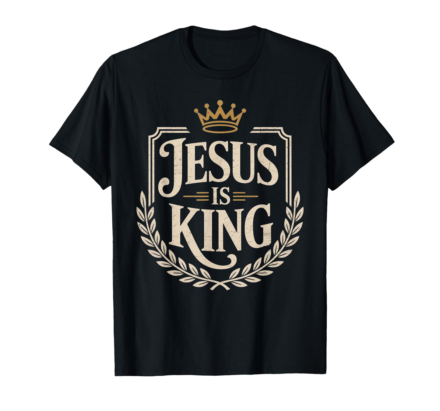 Jesus is King Christian Men T-Shirt
